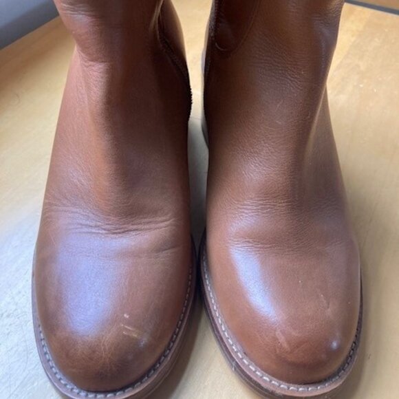 J. Crew Knee High Stacked Heel Boots - Picture 3 of 6